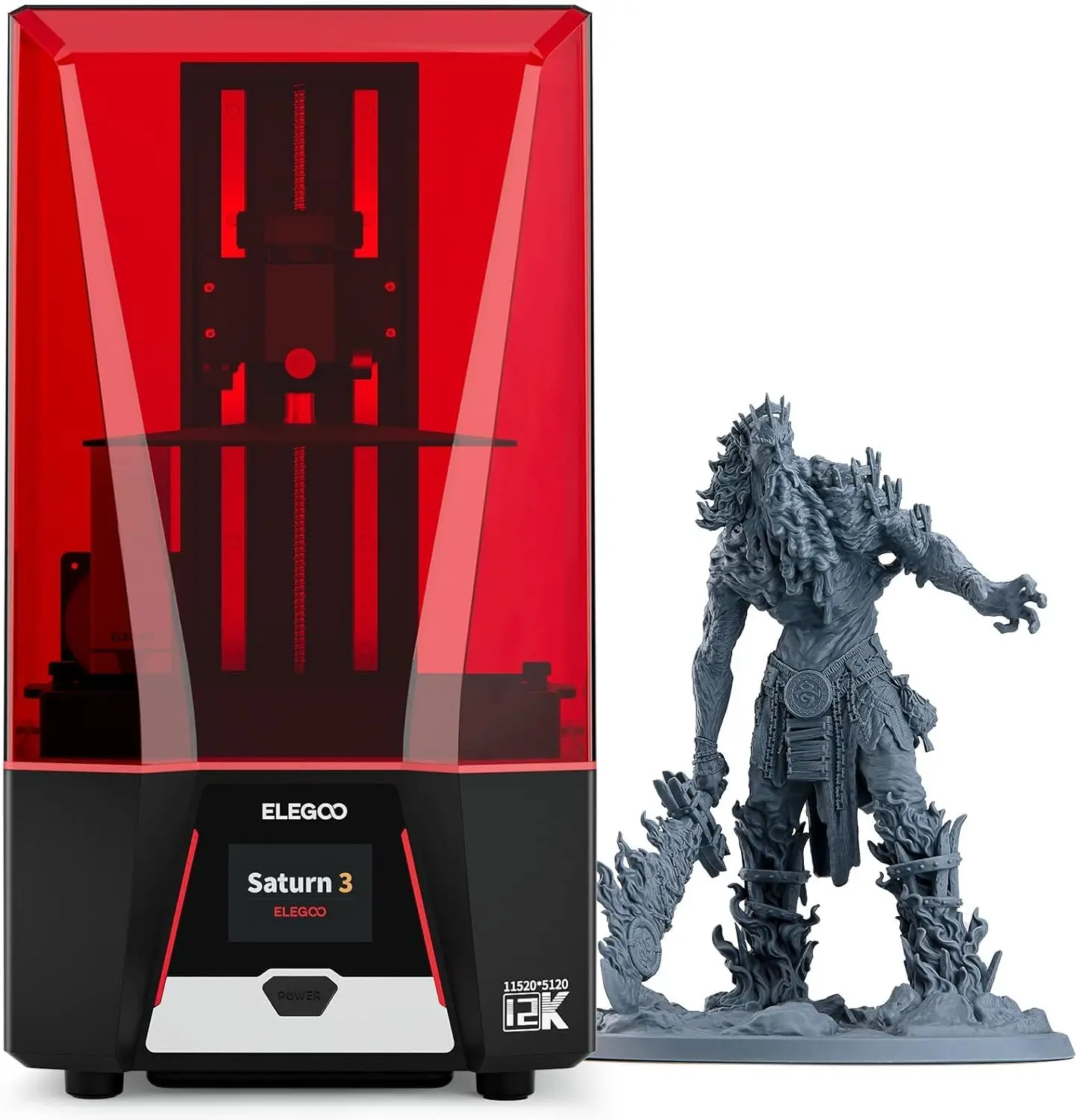 12K Monochrome Lcd Resin 3D Printer - Saturn 3 MSLA 12K 3D Yazıcı